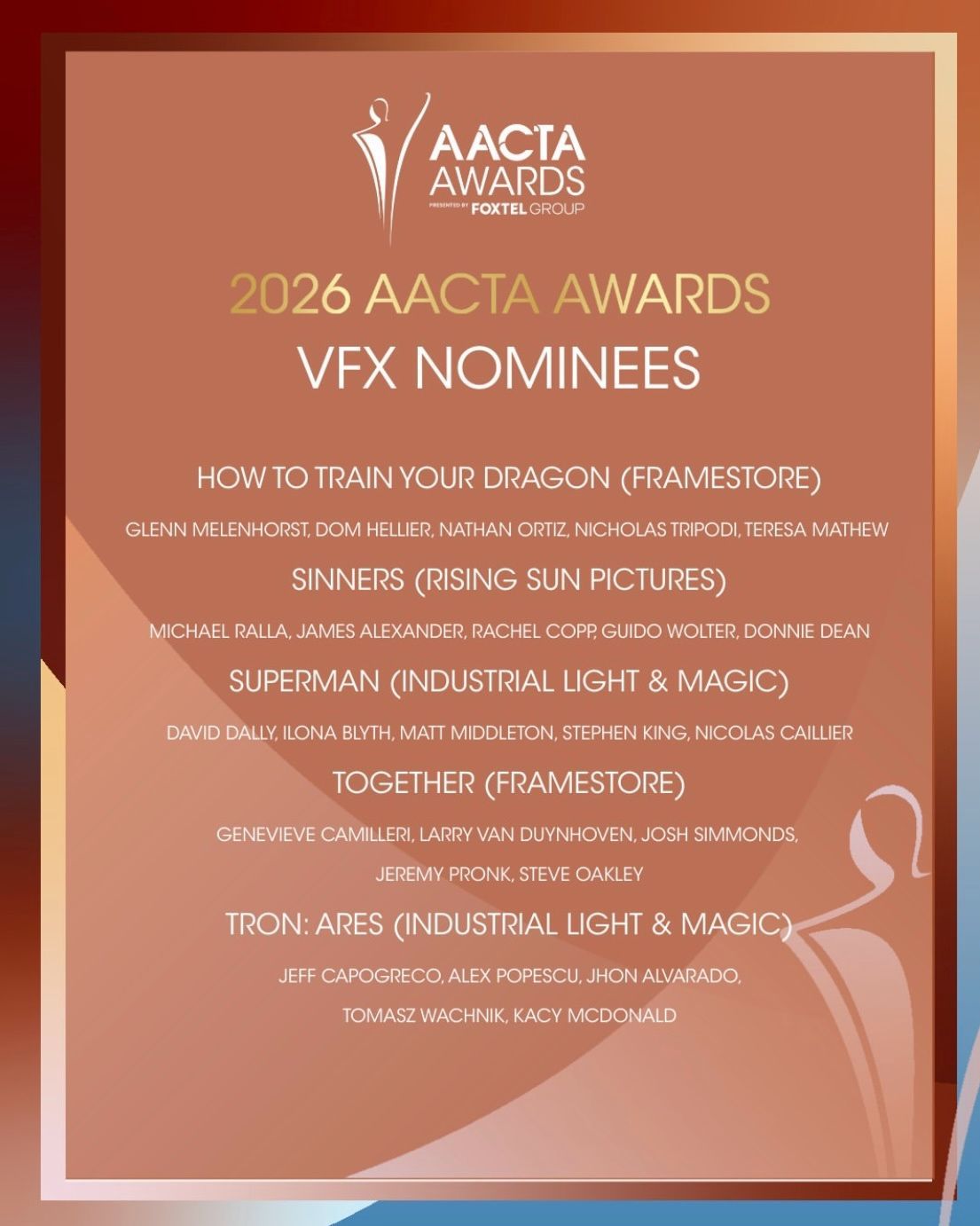 VES Awards nomination